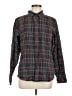 L.L.Bean 100% Cotton Plaid Gray Long Sleeve Button-Down Shirt Size M - photo 1