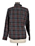 L.L.Bean 100% Cotton Plaid Gray Long Sleeve Button-Down Shirt Size M - photo 2