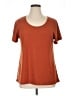 Lularoe Solid Orange Brown Short Sleeve T-Shirt Size XL - photo 1