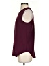 Theory 100% Polyester Burgundy Sleeveless Blouse Size S - photo 5