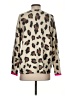 Sundry Animal Print Brown Wool Pullover Sweater Size XS (0) - photo 2