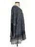Johnny Was 100% Rayon Gray Long Sleeve Blouse Size S - photo 4