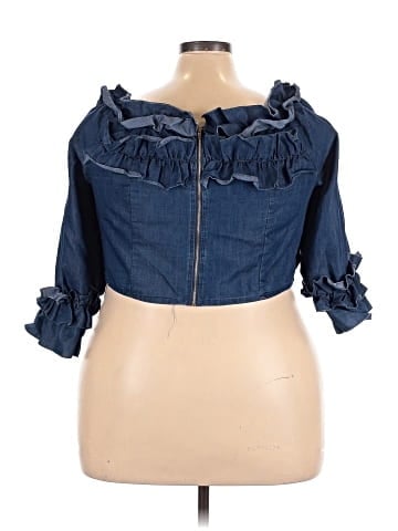 Ashley Stewart 3/4 Sleeve Blouse (view 2)