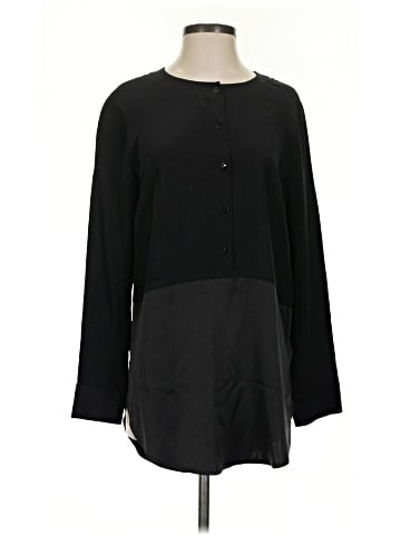 Eileen Fisher Long Sleeve Silk Top (view 1)
