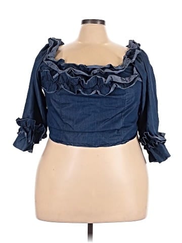 Ashley Stewart 3/4 Sleeve Blouse (view 1)