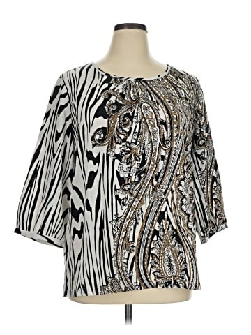 Chico's 3/4 Sleeve Blouse (view 1)
