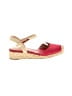 Dream Pairs Color Block Red Wedges Size 9 - photo 1
