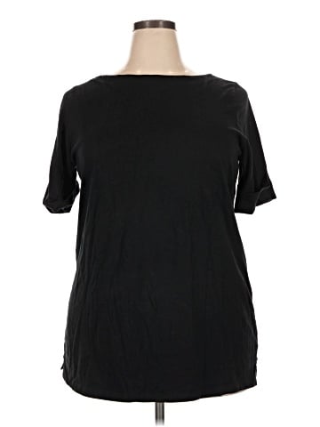 Woman Within 3/4 Sleeve T-Shirt (view 1)