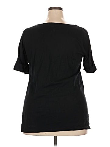Woman Within 3/4 Sleeve T-Shirt (view 2)