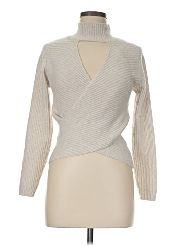 Pink Rose Turtleneck Sweater (view 1)