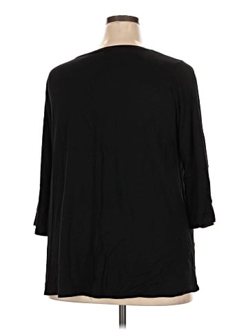 Adrienne Vittadini 3/4 Sleeve Top (view 2)