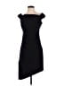 Milly Solid Black Cocktail Dress Size 0 - photo 1