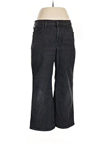 Madewell The Petite Perfect Vintage Wide-Leg Jean in Black Rinse Wash (view 1)