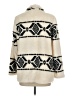Knapp Studio 100% Polyester Argyle Ivory Coat Size L - photo 2