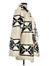 Knapp Studio 100% Polyester Argyle Ivory Coat Size L - photo 4