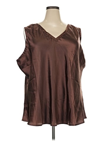 Ulla Popken Sleeveless Blouse (view 1)