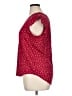 Fun2Fun 100% Polyester Burgundy Short Sleeve Blouse Size XL - photo 4