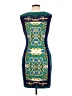Cache Graphic Teal Cocktail Dress Size L - photo 2