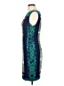 Cache Graphic Teal Cocktail Dress Size L - photo 5