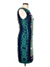 Cache Graphic Teal Cocktail Dress Size L - photo 4