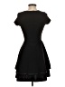 Aqua Solid Black Casual Dress Size XS - photo 2