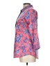 Gretchen Scott Designs Paisley Red 3/4 Sleeve Button-Down Shirt Size L - photo 5