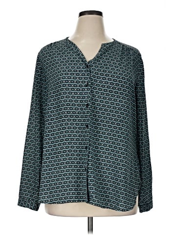 Van Heusen Long Sleeve Blouse (view 1)