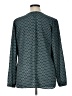 Van Heusen 100% Polyester Tweed Teal Long Sleeve Blouse Size XL - photo 2