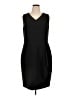Talbots Solid Black Cocktail Dress Size 16 - photo 1