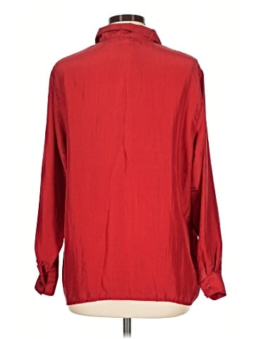 Newport News Long Sleeve Silk Top (view 2)