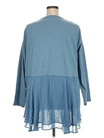 LOGO by Lori Goldstein Long Sleeve Blouse (view 2)