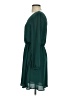 Lush 100% Polyester Solid Teal Casual Dress Size S - photo 5