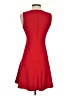 Theory 100% Polyester Solid Red Cocktail Dress Size 0 - photo 2