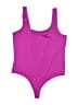 Express Solid Purple One Piece Swimsuit Size XL - photo 2
