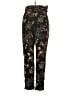 Stradivarius Print Black Casual Pants Size 0 - photo 1