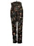 Stradivarius Print Black Casual Pants Size 0 - photo 2