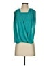 A. Byer Teal Sleeveless Blouse Size S - photo 1