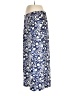 Wrap Floral Blue Casual Pants Size 12 - photo 5