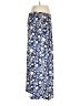 Wrap Floral Blue Casual Pants Size 12 - photo 4