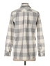 Vineyard Vines 100% Polyester Plaid Gray Long Sleeve Blouse Size 4 - photo 2