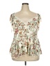 Torrid Ivory Sleeveless Blouse Size 2X Plus (2) - photo 1