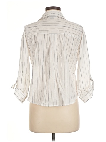 BCX 3/4 Sleeve Button-Down Shirt (view 2)