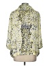 A La Carte 100% Polyester Animal Print Yellow Raincoat Size L - photo 2