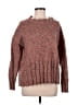 Lou & Grey Tweed Brown Pullover Sweater Size M - photo 1
