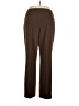Larry Levine Solid Brown Casual Pants Size 14 - photo 2