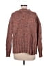 Lou & Grey Tweed Brown Pullover Sweater Size M - photo 2