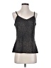 Signature Studio 100% Polyester Gray Tank Top Size S - photo 1