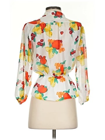 Eva Mendes by New York & Company 3/4 Sleeve Blouse (view 2)