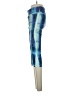 Pink Lotus Graphic Blue Active Pants Size S - photo 5