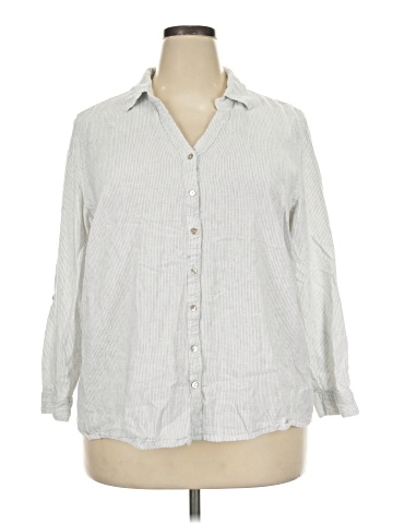 Tahari 3/4 Sleeve Button-Down Shirt (view 1)